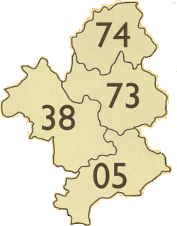 Isère, Hautes-Alpes, Savoie, Haute-Savoie